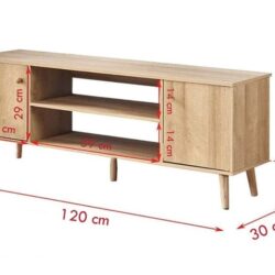 Kệ Tivi Màu Gỗ Tự Nhiên 120cm Hiện Đại