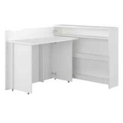 Bàn Làm Việc Trắng 115cm Thiết Kế Thông Minh