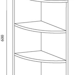 Kệ Trang Trí Trắng 30cm Treo Góc Tường