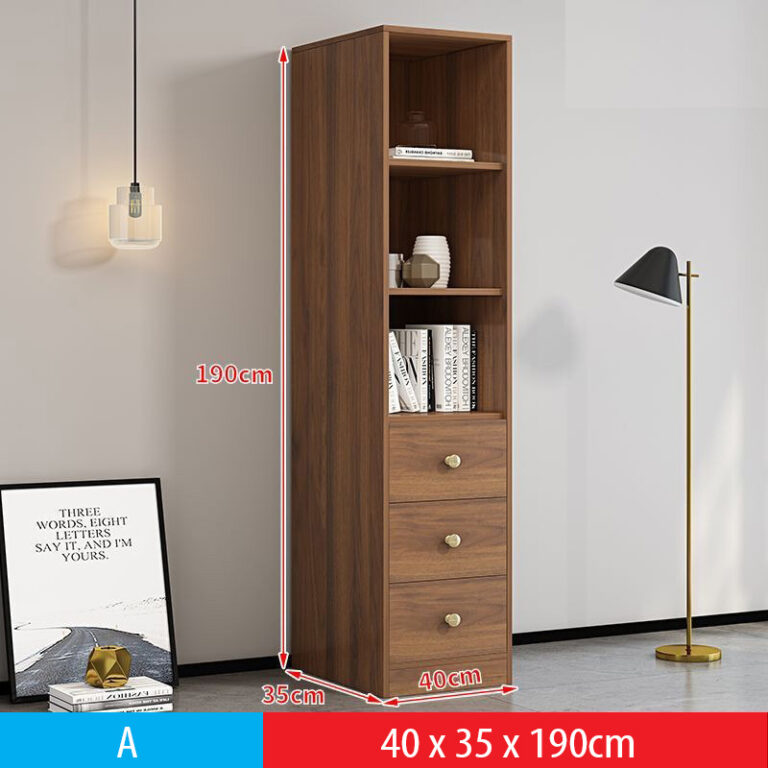 Kệ Trang Trí Màu Gỗ Óc Chó 40cm Đơn Giản