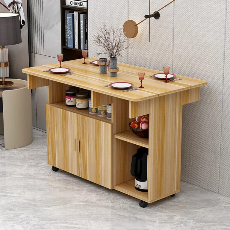 Bàn Ăn Màu Vân Gỗ 120cm Đa Năng